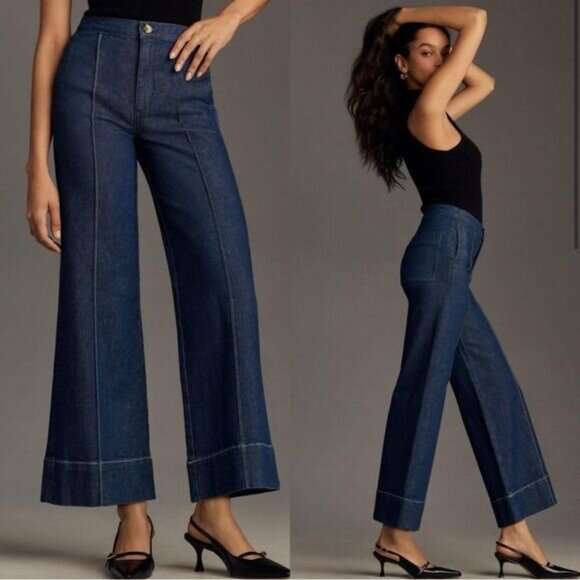 Joe's Jeans The Madison Wide Leg Jeans, Size 26, New without Tag - Picture 1 of 7